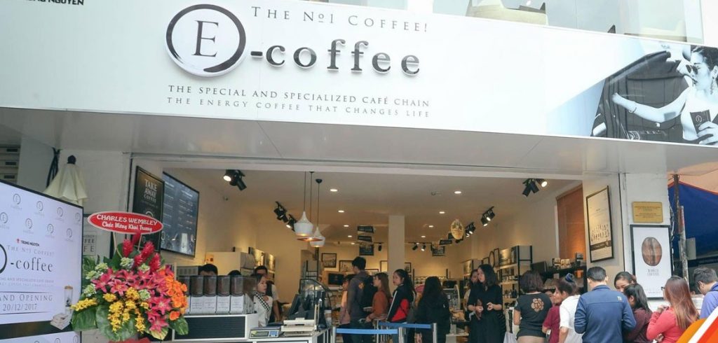Chuỗi nhượng quyền E-Coffee của Trung Nguyên